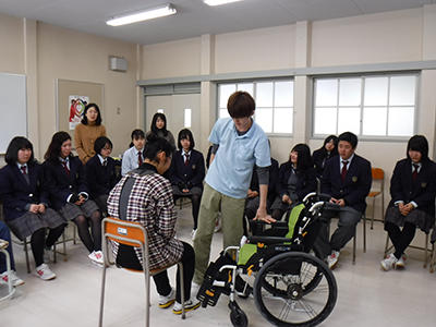 矢口　祐也さん様子写真