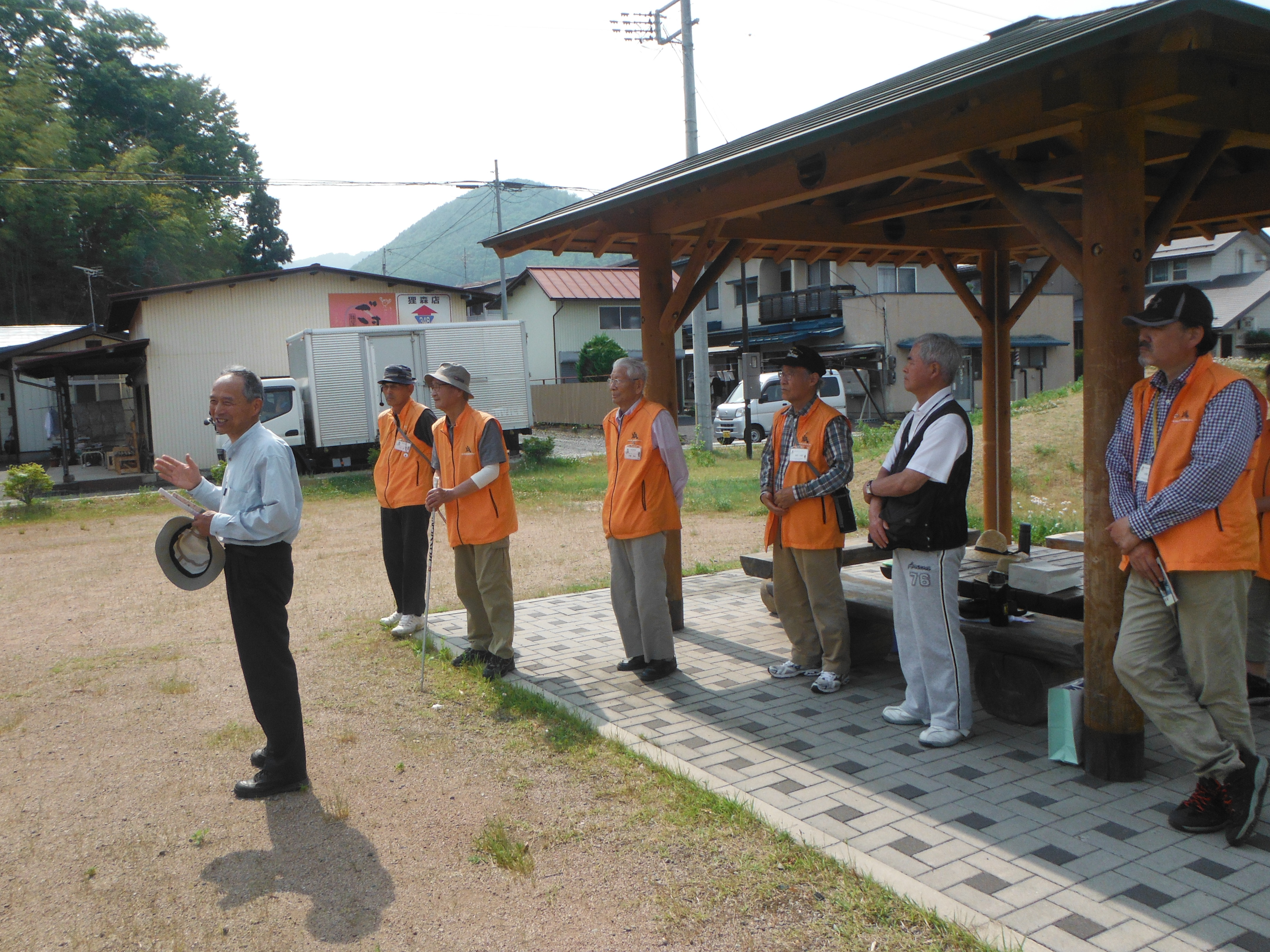 6本沢地区長谷堂城跡公園にて.JPG