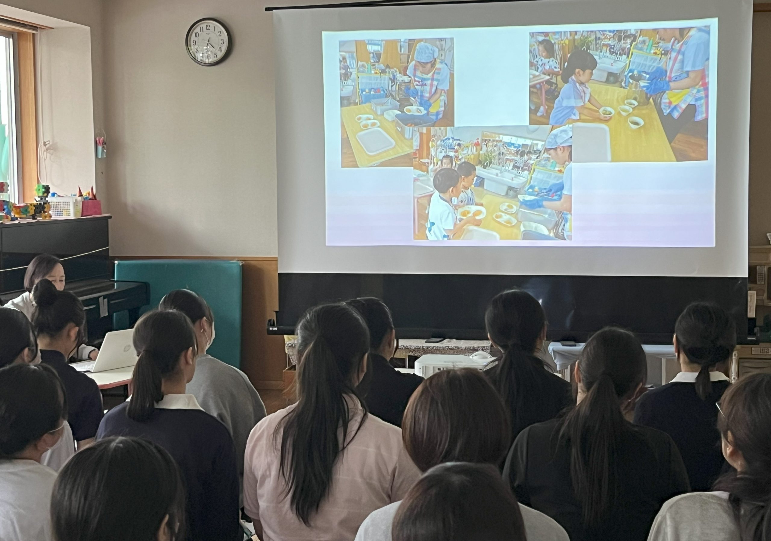 授業紹介『教育実習指導Ⅰ』～1年生が東北文教大学付属幼稚園の見学に行きました～