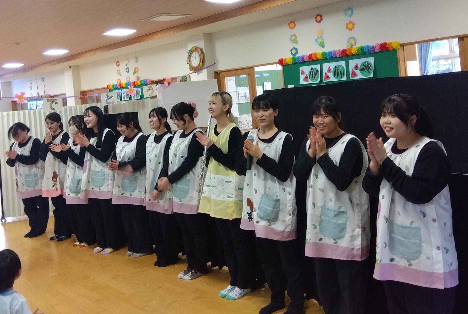 児童文化部学外公演 ～認定こども園かしのみ幼稚園　第64回創立記念式～
