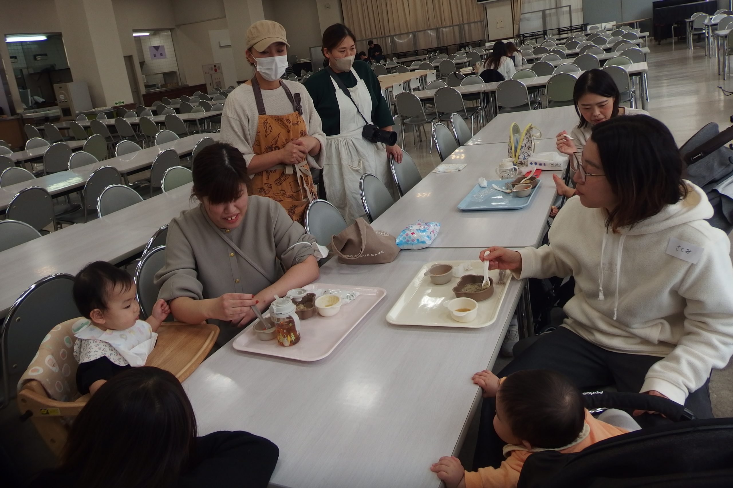 「つながるキャンパスプロジェクト」～大学を地域の交流の場に～ 第1回「やまがた赤ちゃん食堂」が行われました！