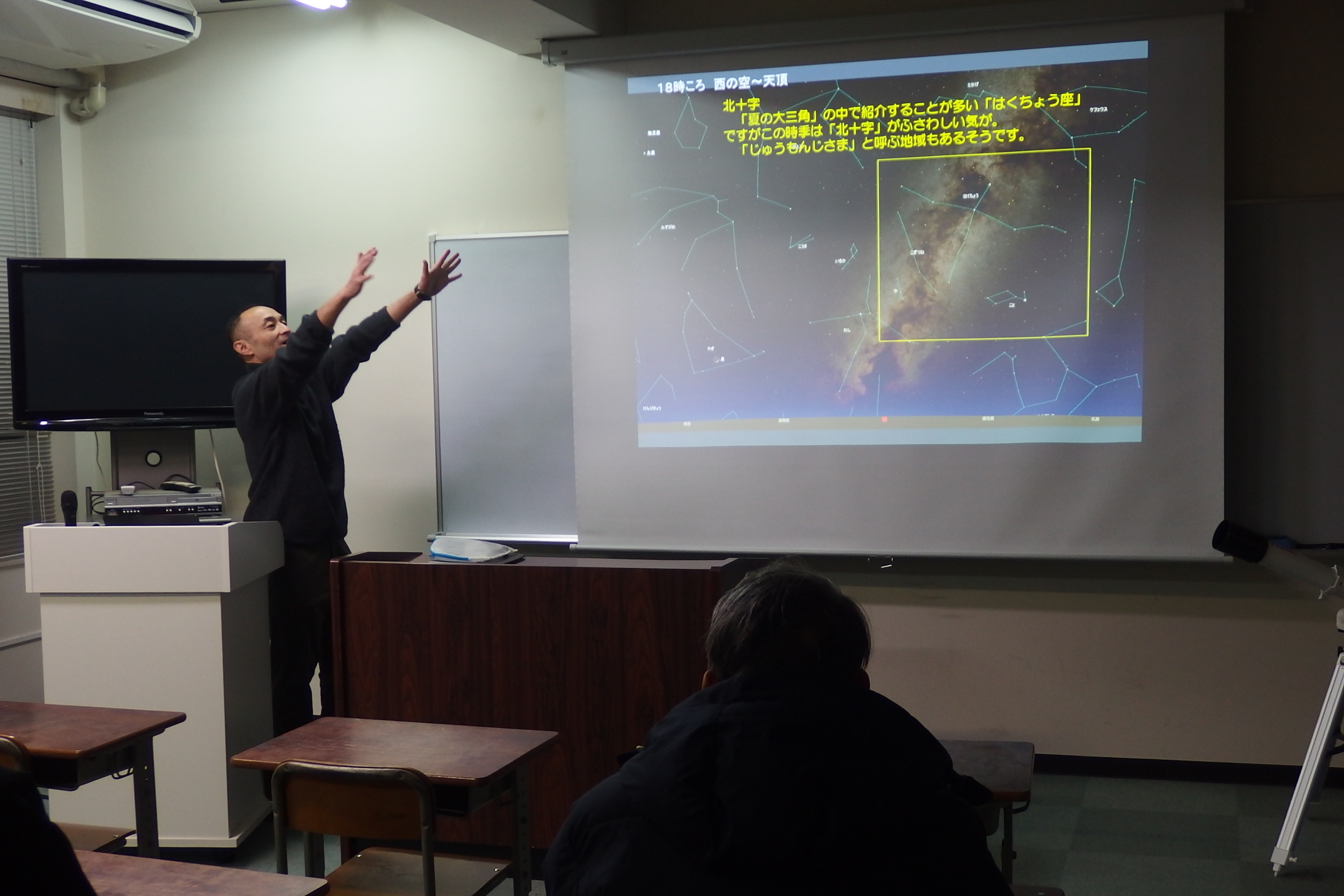 市民公開講座「星空散歩」を開催しました