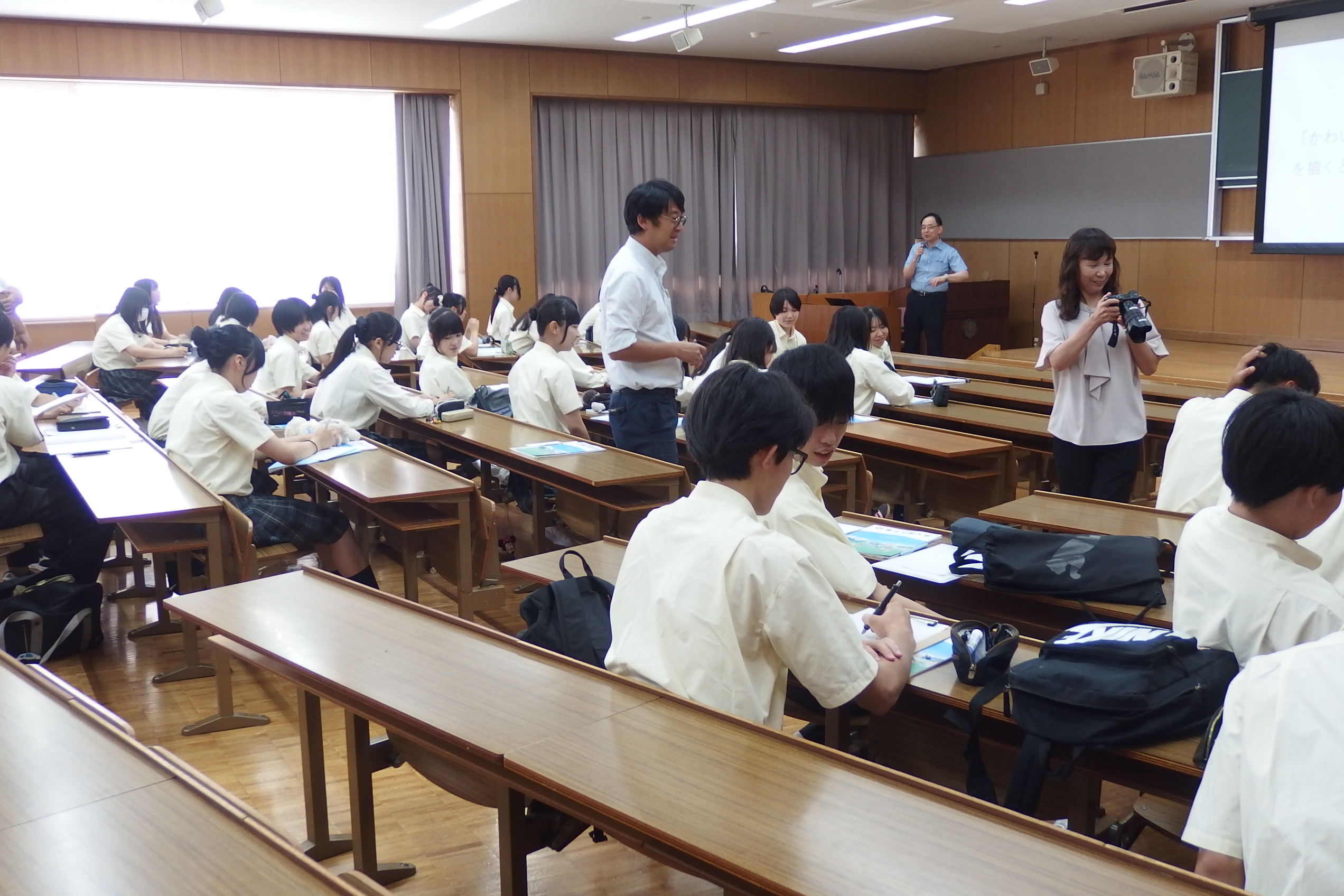 山形県立高畠高等学校１年生の皆さんが大学見学に来学されました